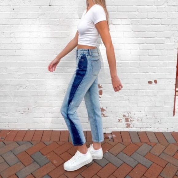 POL‎ two tone jeans - Picture 1 of 8